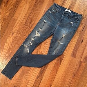 Abercrombie Distressed Blue Jeans